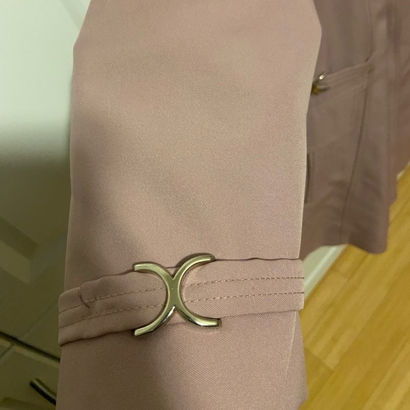 Vintage 1960s MCM Union-Made ILGWU Mod Swing Coat Dusty Rose - Picture 4 of 9